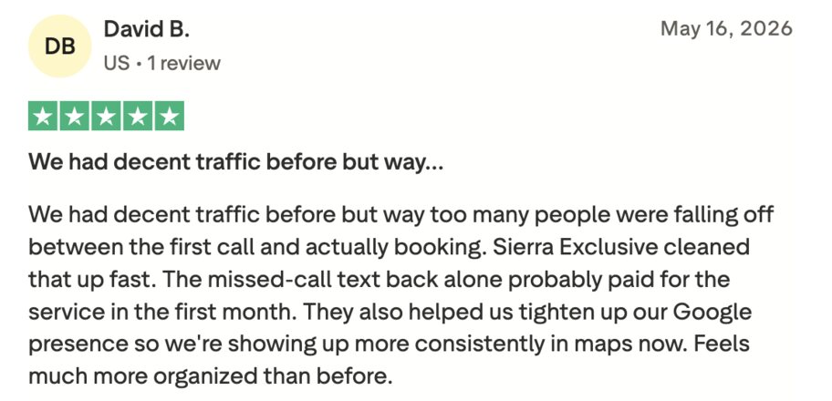 5-star review screenshot