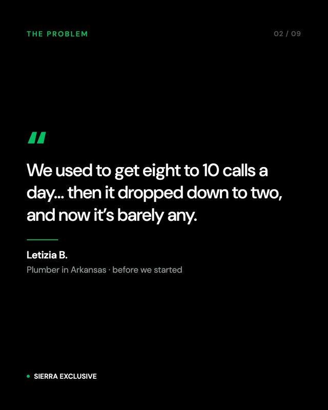 Bowen Plumbing client story, slide 2 of 9