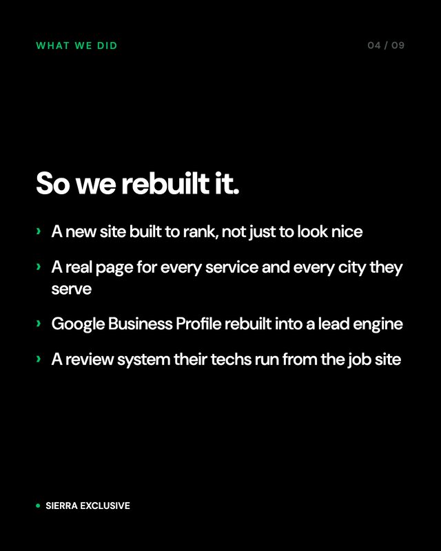 Bowen Plumbing client story, slide 4 of 9