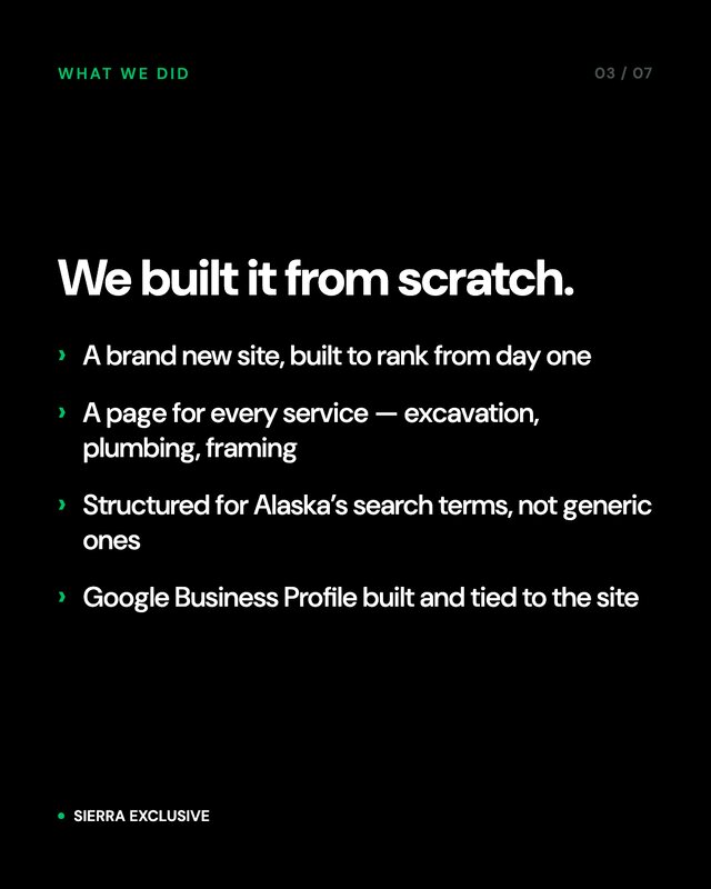 Alaska contractor client story, slide 3 of 7